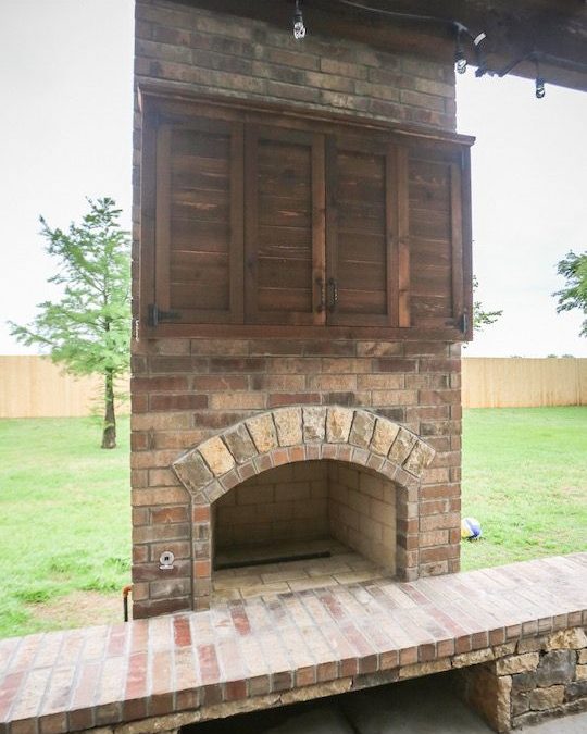 Outdoor Fireplace OKC 113