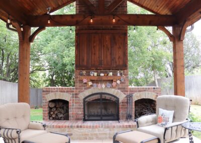 Outdoor Fireplace OKC 124