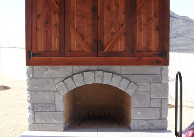 Outdoor Fireplace OKC 132