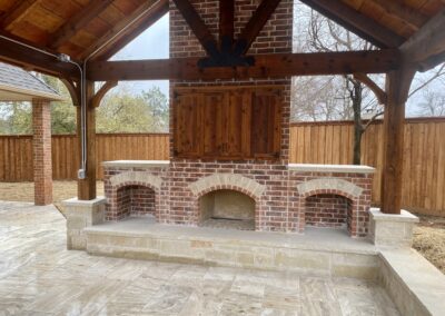 Outdoor Fireplace OKC 134