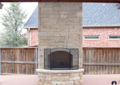 Outdoor Fireplace OKC 140