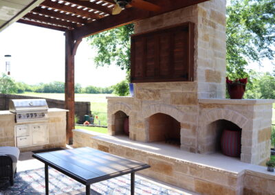 Outdoor Fireplace OKC 162