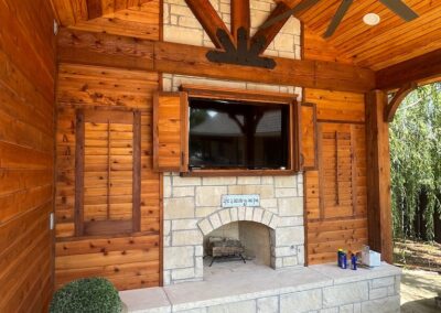 Outdoor Fireplace OKC 165