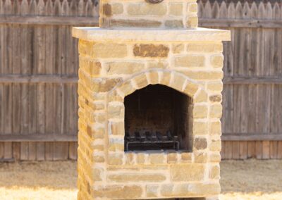 Outdoor Fireplace OKC 203