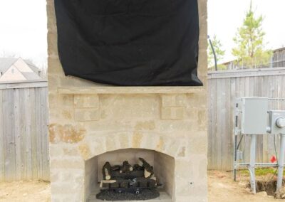 Outdoor Fireplace OKC 208