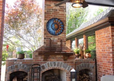 Outdoor Fireplace OKC 211