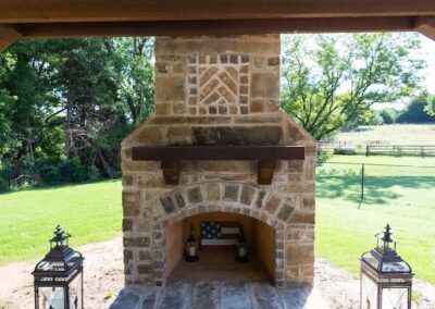 Outdoor Fireplace OKC 212
