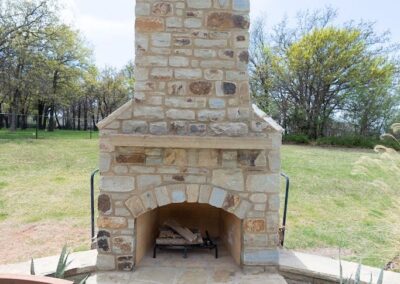 Outdoor Fireplace OKC 214