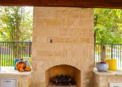 Outdoor Fireplace OKC 225