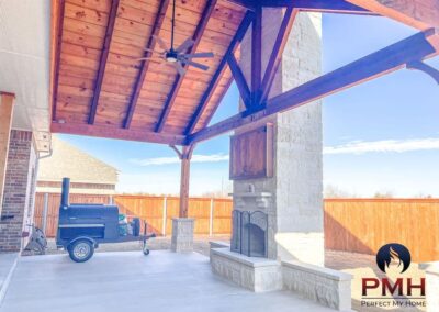 Outdoor Fireplace OKC 234