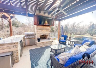 Outdoor Fireplace OKC 239