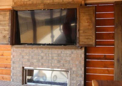 Outdoor Fireplace OKC Beautiful Tv Cabinet