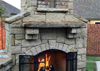Outdoor Fireplaces Okc 42