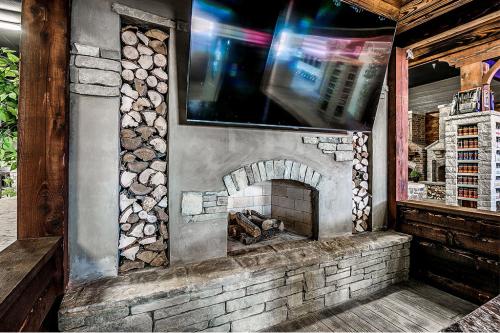 Outdoor Fireplace OKC 155