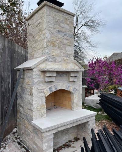 Outdoor Fireplace OKC 157