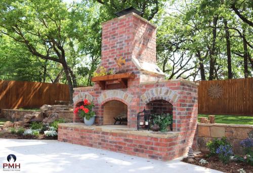 Outdoor Fireplace OKC 161