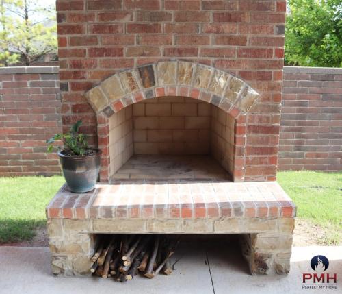 Outdoor Fireplace OKC 166