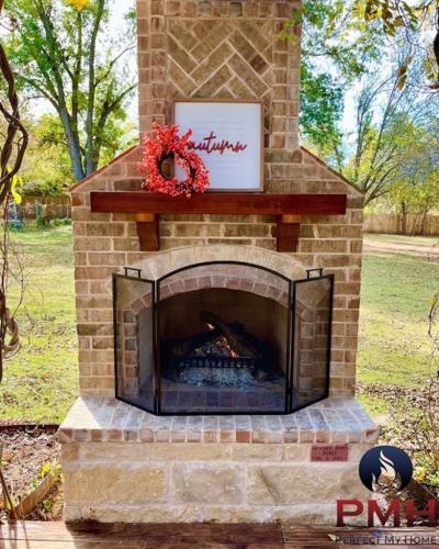 Outdoor Fireplace OKC 178