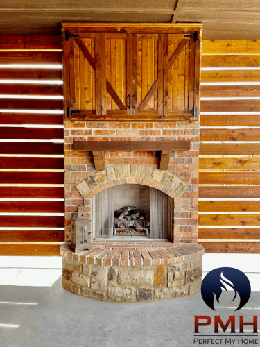 Outdoor Fireplace OKC 188
