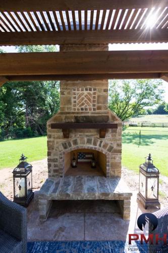 Outdoor Fireplace OKC 212