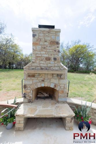 Outdoor Fireplace OKC 214