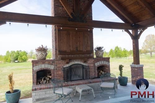 Outdoor Fireplace OKC 216