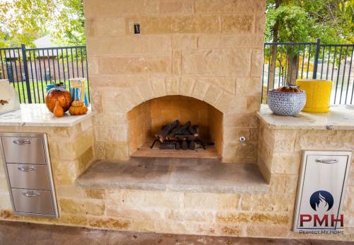 Outdoor Fireplace OKC 224