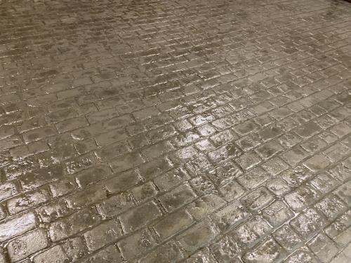 Patios Stamped Concrete OKC Smooth Area To Stand On