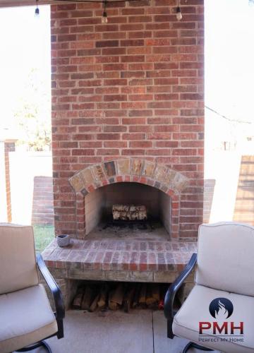 Tulsa Outdoor Fireplace 246