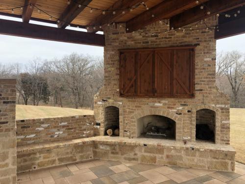 Outdoor Fireplaces Okc 10