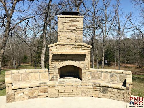 Outdoor Fireplaces Okc 20